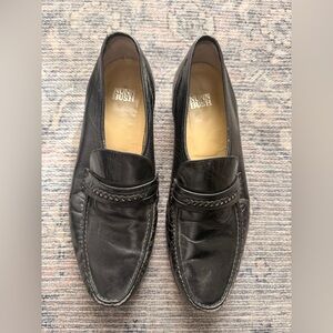 Nunn Bush Men's Elegant Black Slip-On Loafers